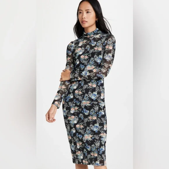 white gauze midi dress Bouquet Gauze Midi Dress – Yourdarlingstyle